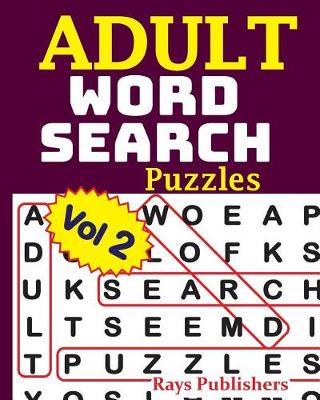 Book cover for ADULT WORD SEARCH Puzzles Vol 2