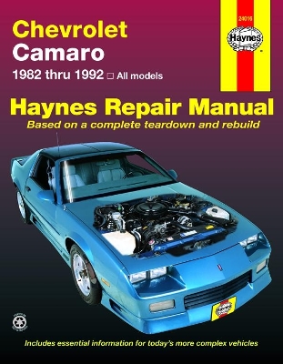 Book cover for Chevrolet Camaro (1982-1992) Haynes Repair Manual (USA)