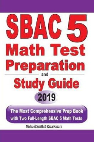 Cover of SBAC 5 Math Test Preparation and Study Guide