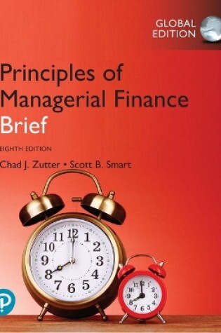 Cover of Principles of Managerial Finance, Brief Global Edition