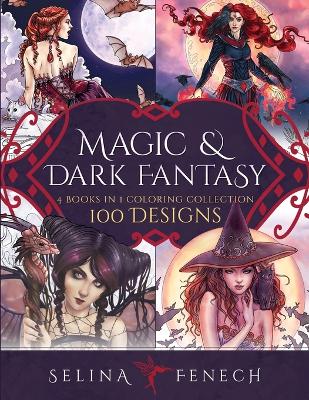 Book cover for Magic and Dark Fantasy Coloring Collection