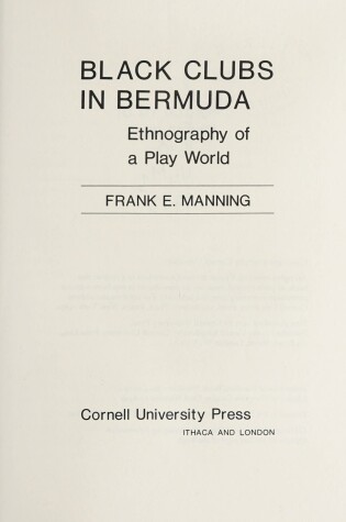 Cover of Black Clubs in Bermuda