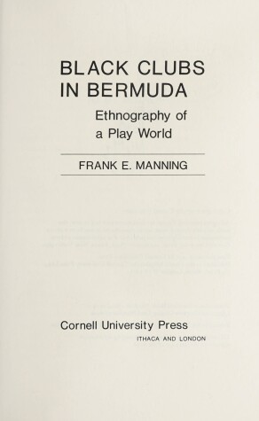 Book cover for Black Clubs in Bermuda