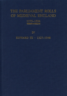 Book cover for The Parliament Rolls of Medieval England, 1275-1504