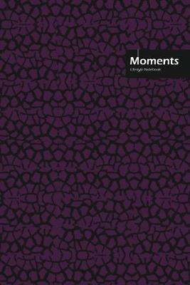 Book cover for Moments Lifestyle, Animal Print, Write-in Notebook, Dotted Lines, Wide Ruled, Medium 6 x 9 Inch, 288 Pages (Purple)