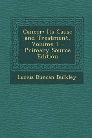 Cover of Cancer