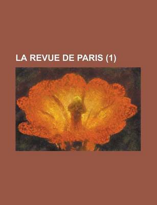 Book cover for La Revue de Paris (1)