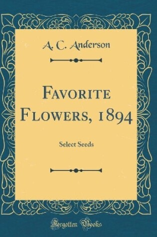 Cover of Favorite Flowers, 1894