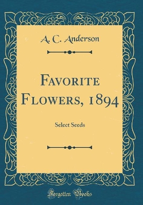 Book cover for Favorite Flowers, 1894