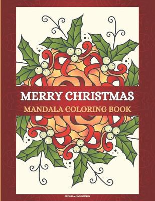 Book cover for Merry Christmas Mandala Coloring Book