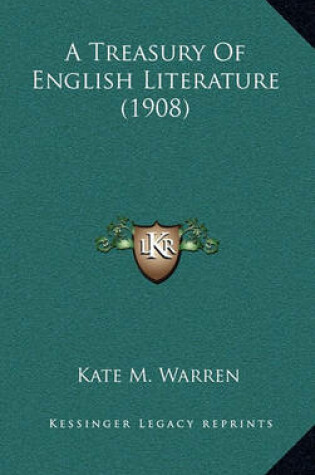 Cover of A Treasury of English Literature (1908)