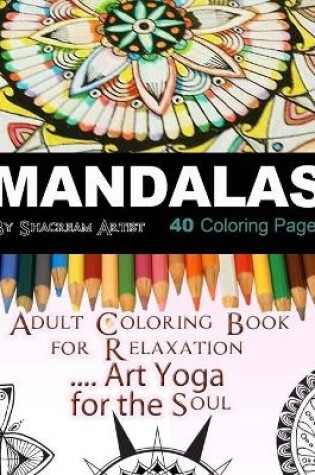 Cover of Mandalas Adult Coloring Book