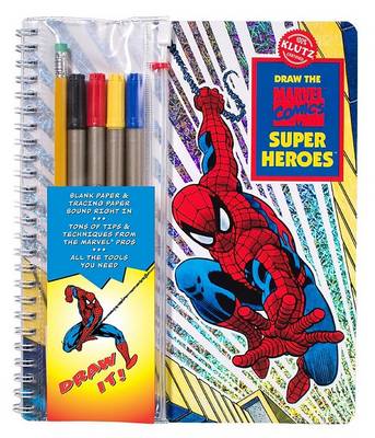 Book cover for Draw the Marvel Comics Heroes