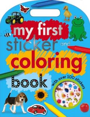Cover of My First Sticker and Colouring Book (Newsprint)