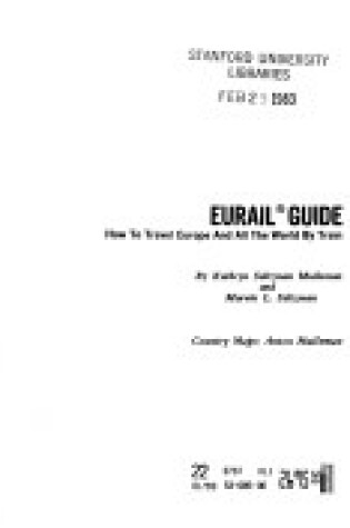 Cover of Eurail GD-83 13/E
