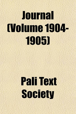 Book cover for Journal (Volume 1904-1905)