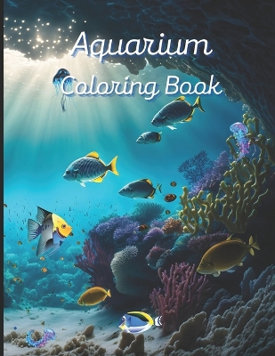 Book cover for Aquarium Coloring Book