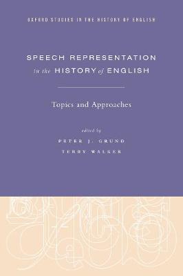 Cover of Speech Representation in the History of English