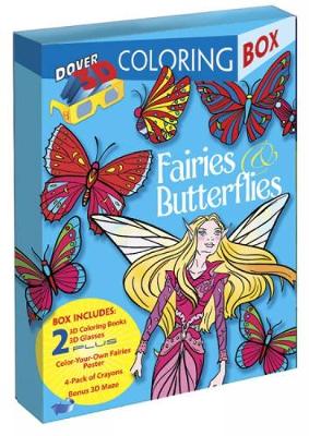 Cover of Fairies and Butterflies 3-D Coloring Box