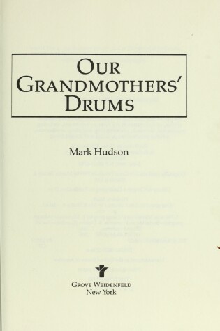 Cover of Our Grandmother's Drums