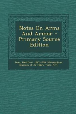 Cover of Notes on Arms and Armor