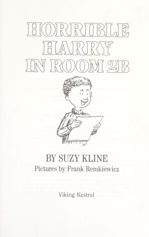 Book cover for Horrible Harry in Room 2b