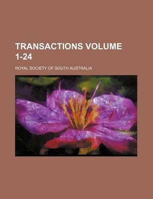 Book cover for Transactions Volume 1-24