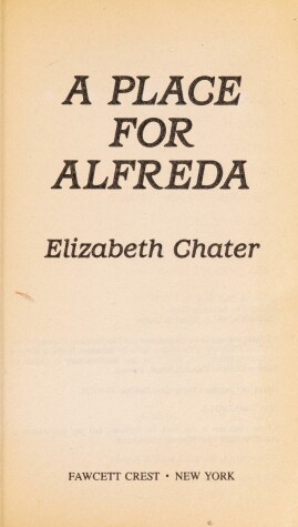 Book cover for A Place for Alfreda