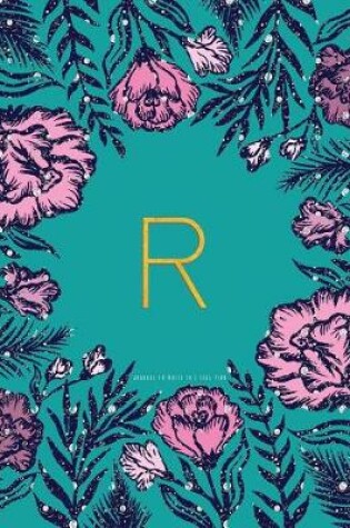 Cover of R Journal to Write in - Teal Pink