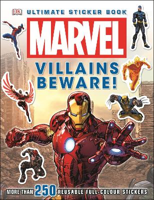 Cover of Marvel Villains Beware Ultimate Sticker Book!