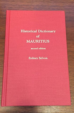 Cover of Historical Dictionary of Mauritius