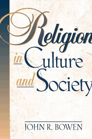 Cover of Religion in Culture and Society