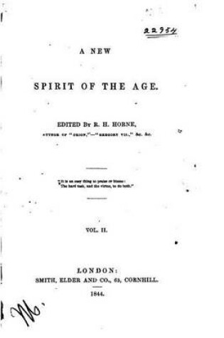 Cover of A New Spirit of the Age - Vol. II