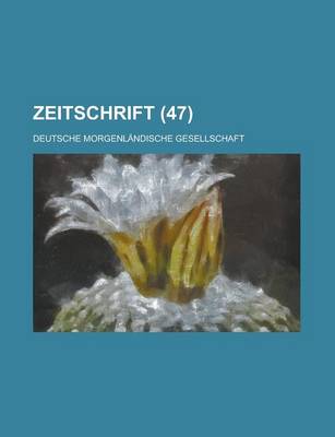 Book cover for Zeitschrift (47)