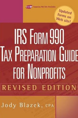 Cover of IRS Form 990