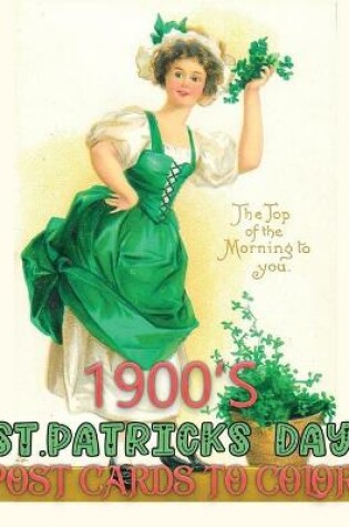 Cover of 1900s st patricks day post cards to color