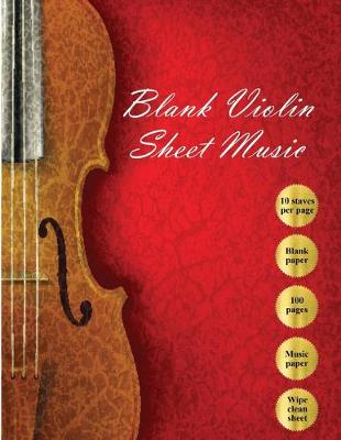 Book cover for Blank Violin Sheet Music