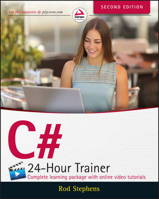 Book cover for C# 24–Hour Trainer