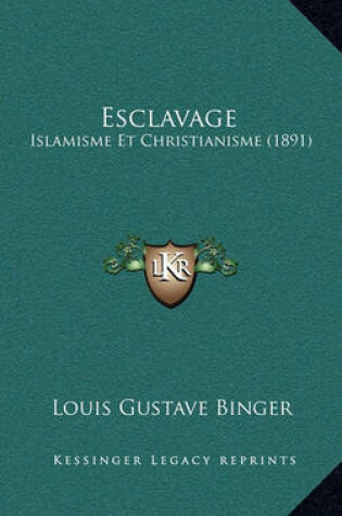 Cover of Esclavage