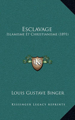 Book cover for Esclavage