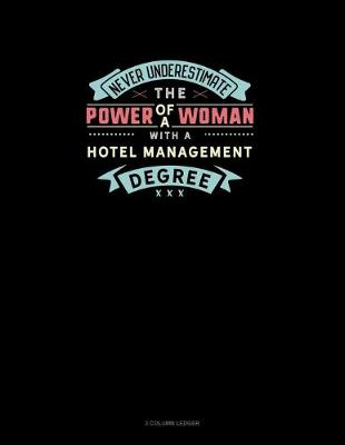 Book cover for Never Underestimate The Power Of A Woman With A Hotel Management Degree