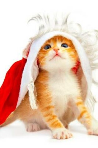 Cover of A Cute Tabby Cat Trying to Wear Santa's Christmas Hat