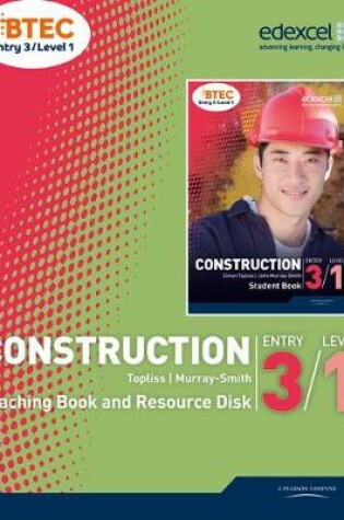 Cover of BTEC Entry 3/Level 1 Construction Teaching Book and Resource Disk