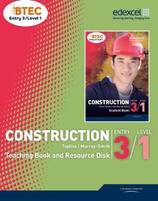 Book cover for BTEC Entry 3/Level 1 Construction Teaching Book and Resource Disk