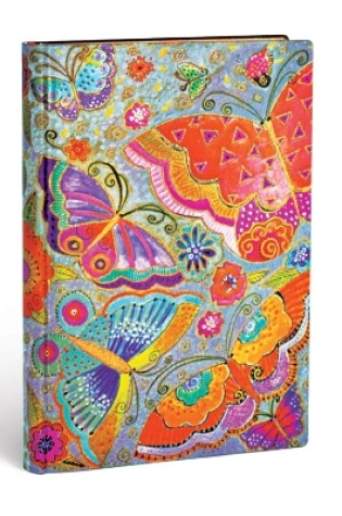 Cover of Flutterbyes Midi Unlined Softcover Flexi Journal (240 pages)