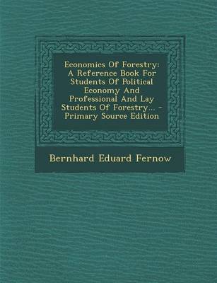 Book cover for Economics of Forestry