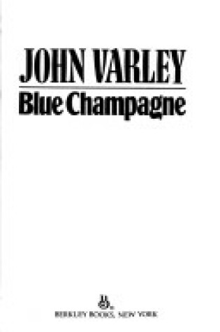 Cover of Blue Champagne