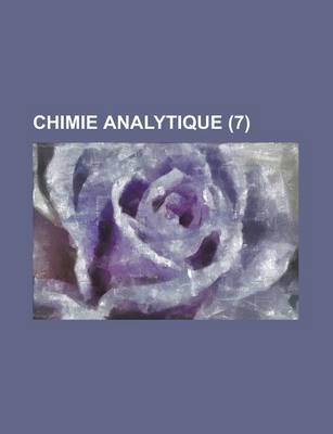 Book cover for Chimie Analytique (7 )