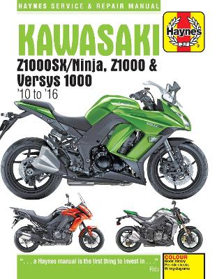 Book cover for Kawasaki Z1000, Z1000SX & Versys ('10 - '16)