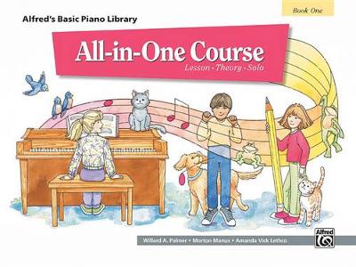 Book cover for Alfred's Basic All-in-One Course, Book 1